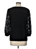 CeCe Black 3/4 Sleeve Top Size L - photo 2