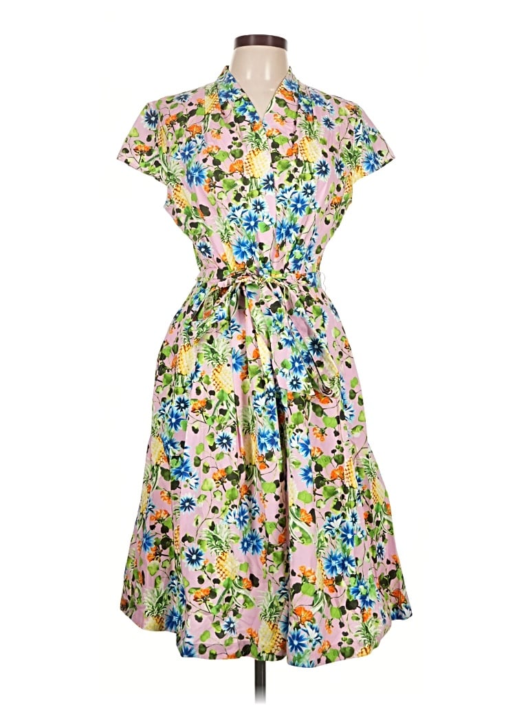 Pre-owned Brooks Brothers Casual Dress In Yellow