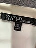 Kasper 100% Polyester Ivory Long Sleeve Blouse Size 12 - photo 7
