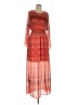 Cato Print Orange Casual Dress Size M - photo 1