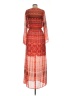 Cato Print Orange Casual Dress Size M - photo 2