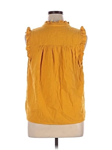 J.Crew Factory Store Sleeveless Button-Down Shirt (view 2)