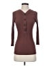 Enza Costa Solid Maroon Brown Pullover Sweater Size S - photo 1