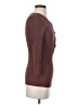 Enza Costa Solid Maroon Brown Pullover Sweater Size S - photo 4