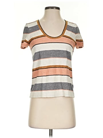 Madewell Alto Scoop Tee in Eller Stripe (view 1)