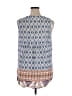 Tantrums 100% Polyester Blue Sleeveless Blouse Size 1X - photo 2