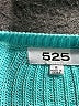 525 America 100% Cotton Solid Teal Pullover Sweater Size S - photo 7
