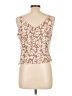 Anewsta 100% Polyester Tan Sleeveless Top Size L - photo 2