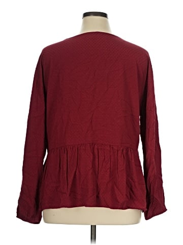 Ann Taylor LOFT Outlet Long Sleeve Blouse (view 2)