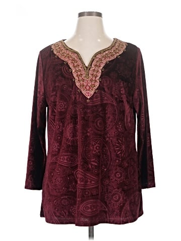 Soft Surroundings 3/4 Sleeve Blouse (view 1)