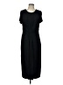 Soma Solid Black Casual Dress Size L - photo 1