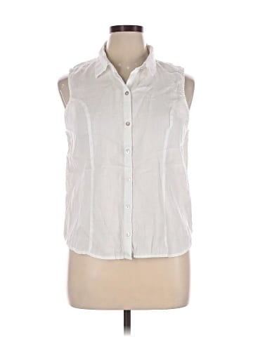 Tahari Sleeveless Button-Down Shirt (view 1)