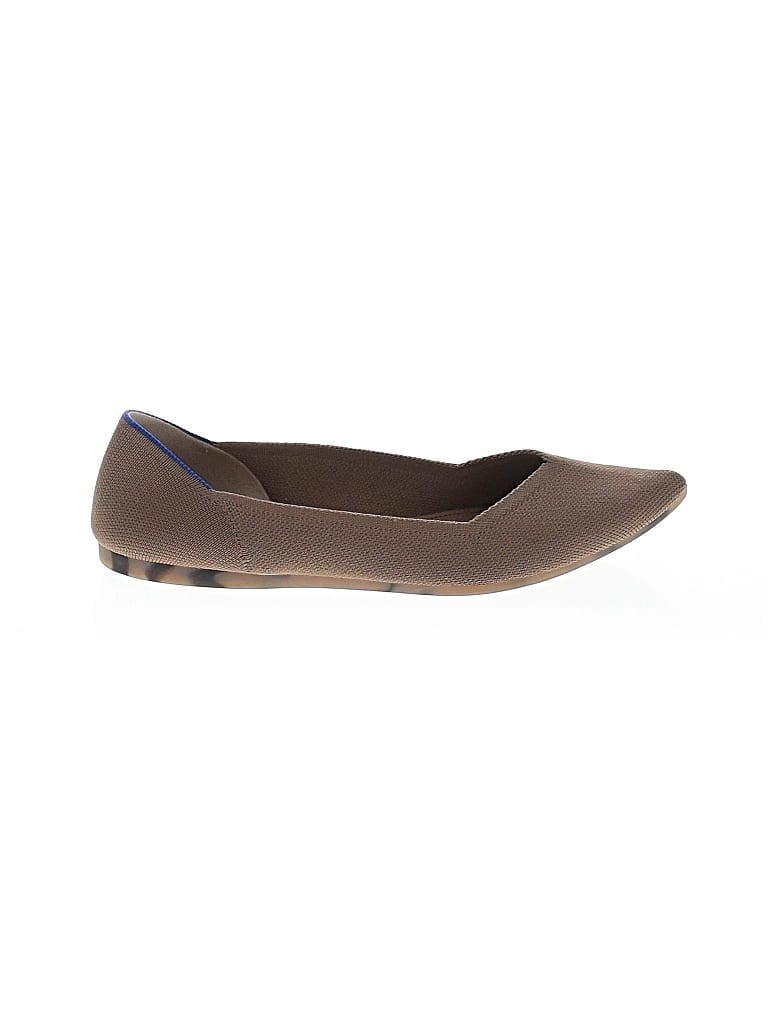 Pre-owned Rothys Flats In Brown