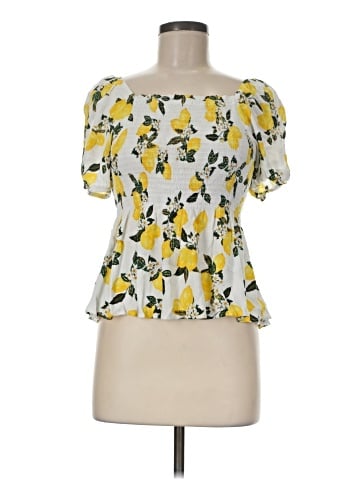 Paper Crane Short Sleeve Blouse (view 1)