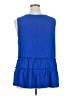 Nina Leonard Blue Sleeveless Blouse Size 1X - photo 2