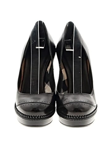 Burberry Leather Platform Pumps (view 2)
