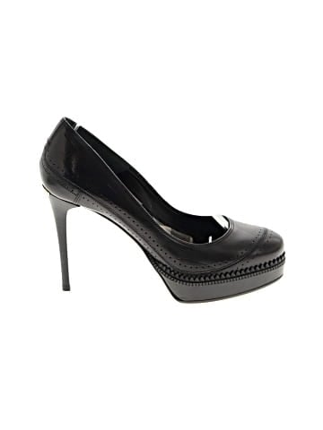 Burberry Leather Platform Pumps (view 1)