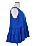 Nina Leonard Blue Sleeveless Blouse Size 1X - photo 4