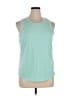 Title Nine Teal Sleeveless T-Shirt Size XL - photo 1