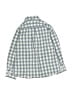 Crewcuts Outlet Checkered-gingham Blue Long Sleeve Button-Down Shirt Size 2 - photo 2