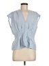 Max Studio 100% Polyester Blue Sleeveless T-Shirt Size M - photo 1