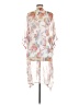 Betsey Johnson 100% Polyester Animal Print Floral Fair Isle White Cardigan One size - photo 2