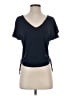 Max Studio Blue Short Sleeve Top Size S - photo 1