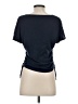 Max Studio Blue Short Sleeve Top Size S - photo 2