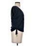 Max Studio Blue Short Sleeve Top Size S - photo 4