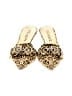 Prada Animal Print Gold kitten heel mules Size EU 35 - photo 2