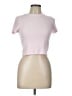 Aritzia Pink Short Sleeve Turtleneck Size L - photo 1