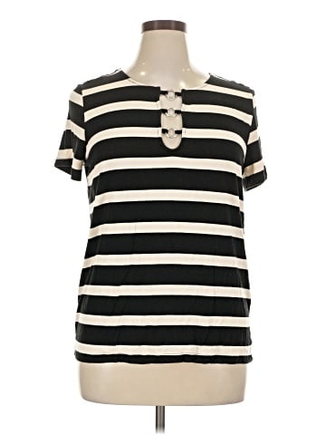 Torrid Short Sleeve Henley (view 1)