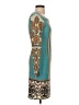 Hale Bob Print Teal Casual Dress Size XXS - photo 4