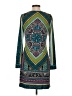 Hale Bob Print Teal Casual Dress Size XS - photo 2