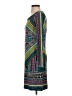 Hale Bob Print Teal Casual Dress Size XS - photo 5
