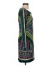 Hale Bob Print Teal Casual Dress Size XS - photo 4