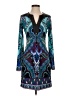 Hale Bob Paisley Teal Cocktail Dress Size XS - photo 1