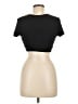Robin Piccone Black Short Sleeve Top Size M - photo 2