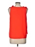Q&A 100% Polyester Orange Sleeveless Blouse Size L - photo 2