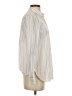J.Crew 100% Cotton Stripes Ivory Long Sleeve Button-Down Shirt Size 4 - photo 4