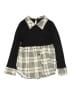 Unbranded 100% Polyester Black Long Sleeve Button-Down Shirt Size XL (kids) - photo 1