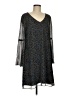 CAbi 100% Polyester Animal Print Blue Casual Dress Size M - photo 1