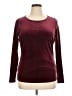 Boden Burgundy Long Sleeve Top Size 14 - photo 1