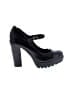Bamboo Black Heels Size 7 1/2 - photo 1