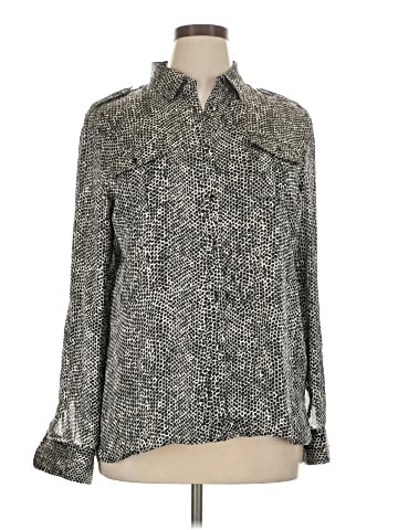 Jones New York Signature Long Sleeve Blouse (view 1)
