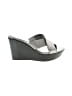 Charles by Charles David Silver Wedges Size 8 1/2 - photo 1