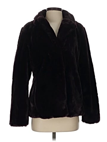 Kaari Blue Faux Fur Jacket (view 1)
