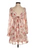 Thirty/Thirty 100% Polyester Floral Pink Casual Dress Size S - photo 1