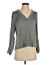 Vince. 100% Polyester Gray Long Sleeve Blouse Size XXS - photo 1