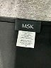 MSK Stars Black Short Sleeve Blouse Size XL - photo 7
